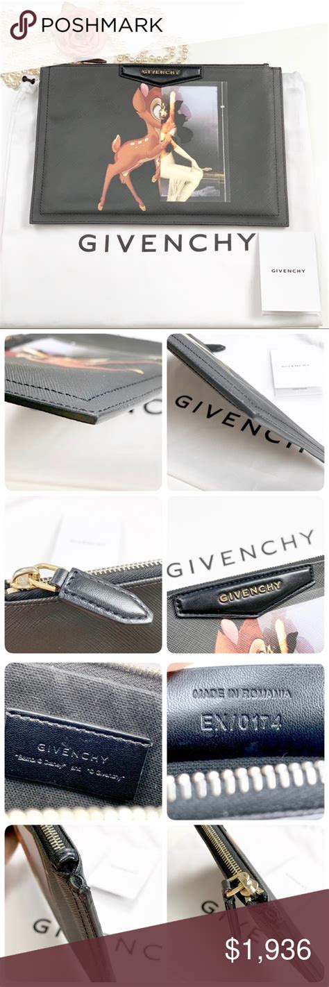 givenchy bambi clutch ebay|Authentic NEW GIVENCHY x Disney Bambi Print Clutch Pouch.